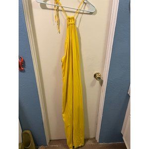Urban Outfitters High Neck Halter Maxi Dress Sz L